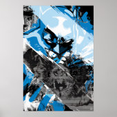 Batman Future Cityscape Montage Poster (Vorne)