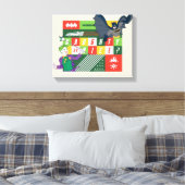Batman gegen Joker "Naughty oder Nice" Leinwanddruck (Insitu (Schlafzimmer))