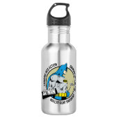 Batman Golfing - Einstieg Edelstahlflasche (Vorderseite)