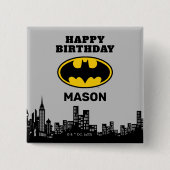 Batman - Gotham City | Geburtstag Button (Vorderseite)
