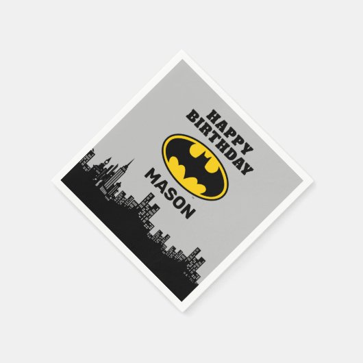 Batman - Gotham City | Geburtstag Serviette (Ecke)