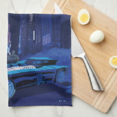 Batman Gotham City Night Patrol Geschirrtuch (Viertel Falte)