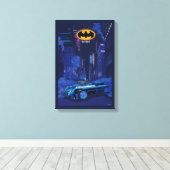 Batman Gotham City Night Patrol Leinwanddruck (Insitu (Holzboden))