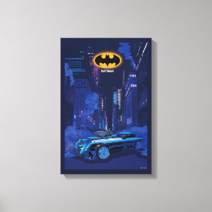 Batman Gotham City Night Patrol Leinwanddruck