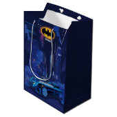 Batman Gotham City Night Patrol Mittlere Geschenktüte (Vorderseite Schrägansicht)