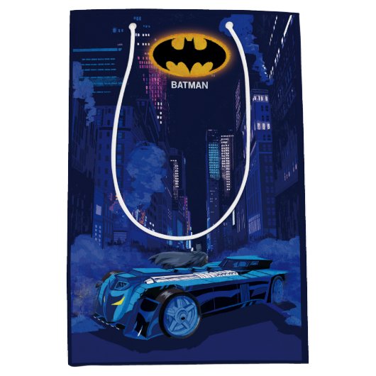 Batman Gotham City Night Patrol Mittlere Geschenktüte (Vorderseite)