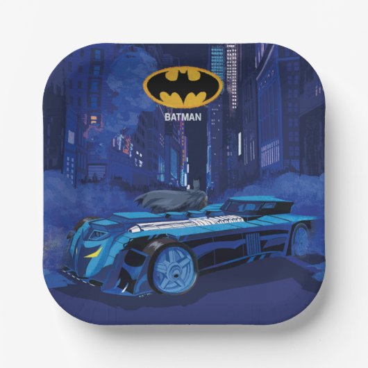 Batman Gotham City Night Patrol Pappteller (Vorderseite)