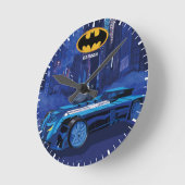 Batman Gotham City Night Patrol Runde Wanduhr (Winkel)
