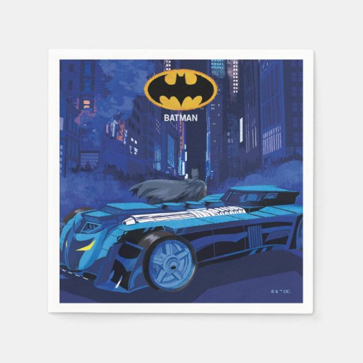 Batman Gotham City Night Patrol Serviette (Vorderseite)