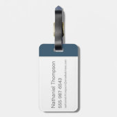 Batman Gotham City Paint Tropfen Graphic Gepäckanhänger (Rückseite vertikal)