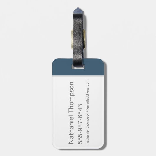 Batman Gotham City Paint Tropfen Graphic Gepäckanhänger (Rückseite vertikal)