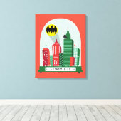 Batman Gotham City™ Snow Globe Grafik Leinwanddruck (Insitu (Holzboden))