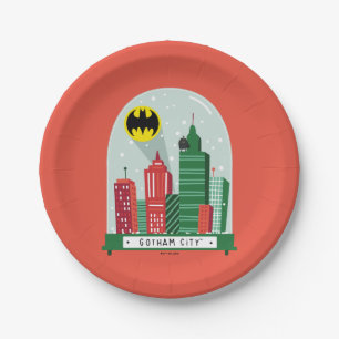 Batman Gotham City™ Snow Globe Grafik Pappteller