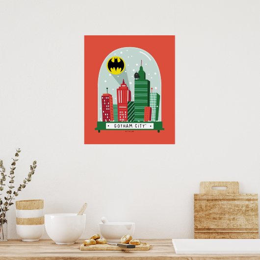 Batman Gotham City™ Snow Globe Grafik Poster (Küche)