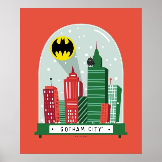 Batman Gotham City™ Snow Globe Grafik Poster (Vorne)