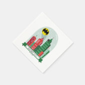 Batman Gotham City™ Snow Globe Grafik Serviette (Ecke)