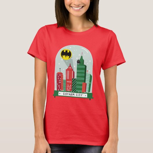 Batman Gotham City™ Snow Globe Grafik T-Shirt (Vorderseite)