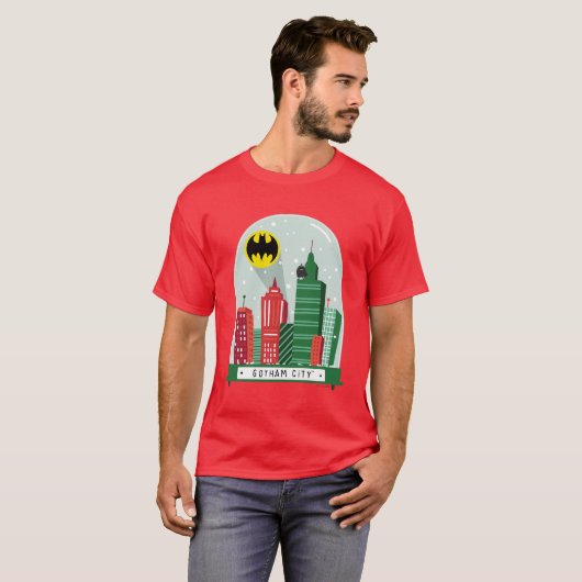 Batman Gotham City™ Snow Globe Grafik T-Shirt (Vorne ganz)