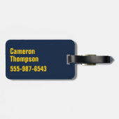 Batman | Gotham City Symbol Gepäckanhänger (Rückseite horizontal)