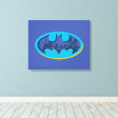 Batman | Gotham City Symbol Leinwanddruck (Insitu (Holzboden))