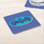 Batman | Gotham City Symbol Rechteckiger Pappuntersetzer (angewinkelt)
