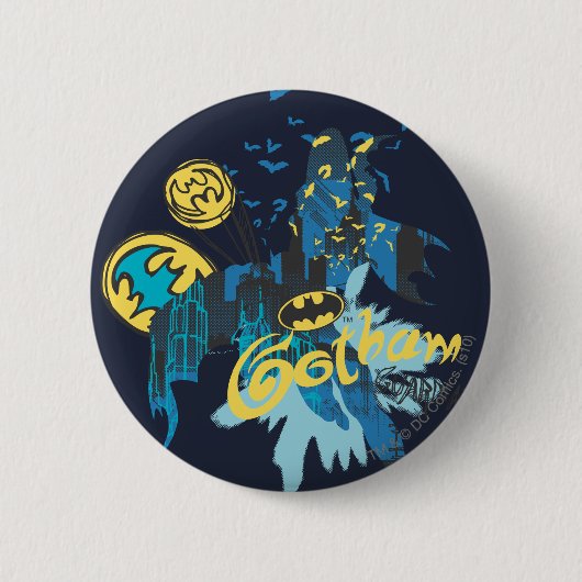 Batman Gotham Guardian Notebook Sketch Button (Vorderseite)