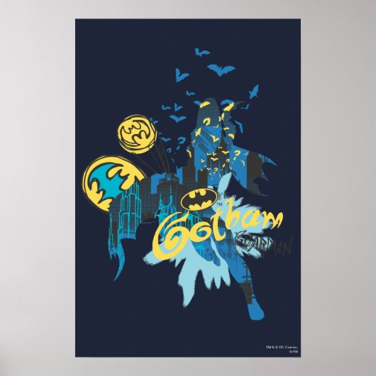 Batman Gotham Guardian Notebook Sketch Poster (Vorne)