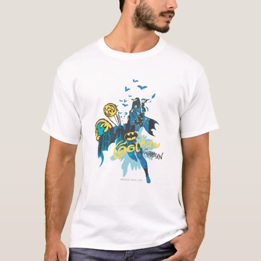 Batman Gotham Guardian Notebook Sketch T-Shirt (Vorderseite)