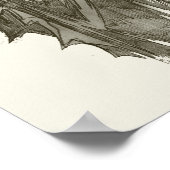 Batman Graphic Novel Pencil Sketch Poster (Ecke)