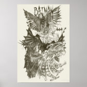 Batman Graphic Novel Pencil Sketch Poster (Vorne)