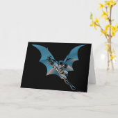 Batman greift um karte (Gelbe Blume)