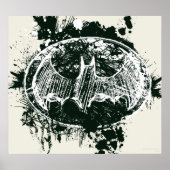 Batman Grunge Splatter Sketch Poster (Vorne)