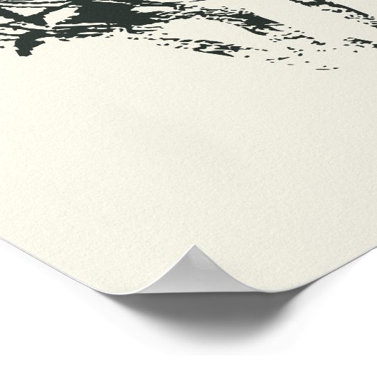 Batman Grunge Splatter Sketch Poster (Ecke)