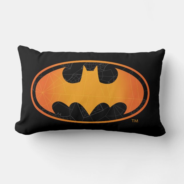 Batman | Halloween Web Logo Lendenkissen (Vorderseite)