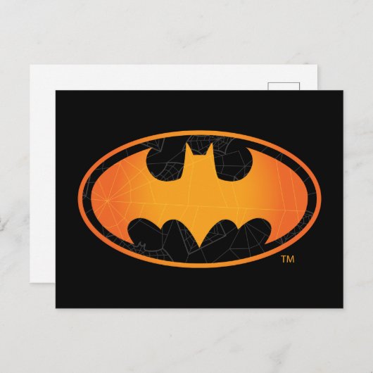 Batman | Halloween-Weblogo Postkarte (Vorne/Hinten)