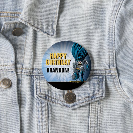Batman | Happy Birthday Button (Beispiel)
