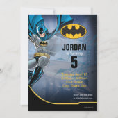 Batman | Happy Birthday Einladung (Vorderseite)