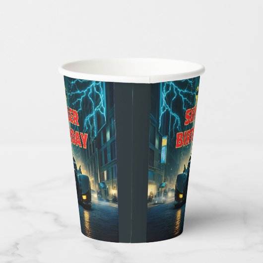 Batman Happy Birthday Paper Cups Pappbecher (Rechts)