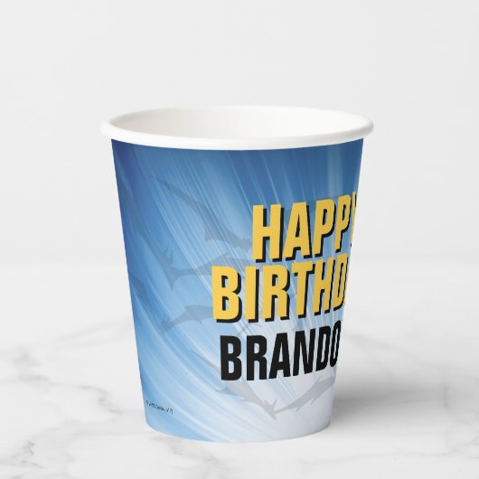 Batman | Happy Birthday Pappbecher (Vorderseite)