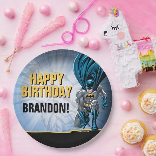 Batman | Happy Birthday Pappteller (Party)