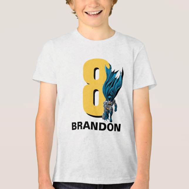 Batman | Happy Birthday Tri-Blend Shirt (Vorderseite)