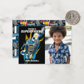 Batman Happy Valentine's Day Mitteilungskarte (Vorderseite/Rückseite Beispiel)