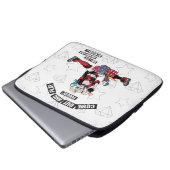 Batman | Harley Quinn "Come out and Play Puddin" Laptopschutzhülle (Vorne Knopf)
