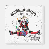 Batman | Harley Quinn "Come out and Play Puddin" Magnet (Vorne)