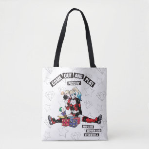 Batman Harley Quinn "Come out and Play Puddin" Tasche