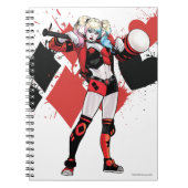 Batman | Harley Quinn Hearts & Diamonds Spritzer Notizblock (Vorderseite)