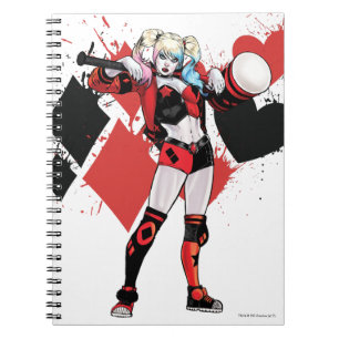 Batman Harley Quinn Hearts & Diamonds Spritzer Notizblock