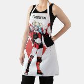 Batman | Harley Quinn Hearts & Diamonds Spritzer Schürze (InSitu)