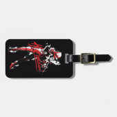 Batman | Harley Quinn "Hi Puddin' Ink Art Gepäckanhänger (Vorderseite horizontal)