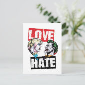 Batman | Harley Quinn & Joker Liebe/Hate Postkarte (Stehend Vorderseite)